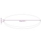 vidaXL Tablero de mesa redonda madera de roble marrón oscuro Ø30x1,5cm vidaXL Tablero de mesa redonda madera de roble marrón oscuro Ø30x1,5cm