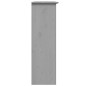 vidaXL Armario con puertas de vidrio BODO madera maciza pino gris vidaXL Armario con puertas de vidrio BODO madera maciza pino gris