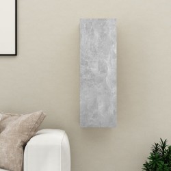 vidaXL Mueble para TV madera contrachapada gris hormigón 30,5x30x90 cm