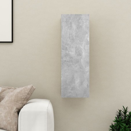 vidaXL Mueble para TV madera contrachapada gris hormigón 30,5x30x90 cm
