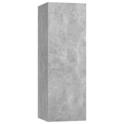 vidaXL Mueble para TV madera contrachapada gris hormigón 30,5x30x90 cm