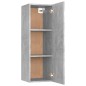 vidaXL Mueble para TV madera contrachapada gris hormigón 30,5x30x90 cm vidaXL Mueble para TV madera contrachapada gris hormigón 30,5x30x90 cm