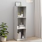 vidaXL Estantería/mueble de TV contrachapada gris Sonoma 36x30x114 cm vidaXL Estantería/mueble de TV contrachapada gris Sonoma 36x30x114 cm