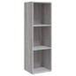 vidaXL Estantería/mueble de TV contrachapada gris Sonoma 36x30x114 cm vidaXL Estantería/mueble de TV contrachapada gris Sonoma 36x30x114 cm