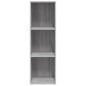 vidaXL Estantería/mueble de TV contrachapada gris Sonoma 36x30x114 cm vidaXL Estantería/mueble de TV contrachapada gris Sonoma 36x30x114 cm