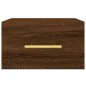 vidaXL Mesita de noche de pared color roble marrón 35x35x20 cm vidaXL Mesita de noche de pared color roble marrón 35x35x20 cm