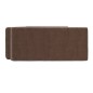 vidaXL Cama de maletero para perros aspecto lino marrón 110x70 cm vidaXL Cama de maletero para perros aspecto lino marrón 110x70 cm