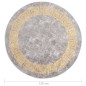vidaXL Alfombra lavable antideslizante gris φ120 cm vidaXL Alfombra lavable antideslizante gris φ120 cm