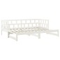 vidaXL Sofá cama extraíble madera maciza de pino blanco 2x(90x200) cm vidaXL Sofá cama extraíble madera maciza de pino blanco 2x(90x200) cm