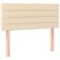 vidaXL Cama box spring con colchón tela color crema 80x200 cm vidaXL Cama box spring con colchón tela color crema 80x200 cm