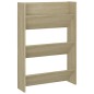 vidaXL Zapateros de pared 2 uds contrachapada roble Sonoma 60x18x90 cm vidaXL Zapateros de pared 2 uds contrachapada roble Sonoma 60x18x90 cm