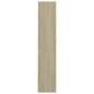 vidaXL Zapateros de pared 2 uds contrachapada roble Sonoma 60x18x90 cm vidaXL Zapateros de pared 2 uds contrachapada roble Sonoma 60x18x90 cm