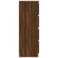 vidaXL Aparador madera contrachapada roble marrón 60x35x98,5 cm vidaXL Aparador madera contrachapada roble marrón 60x35x98,5 cm