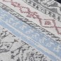 vidaXL Alfombra de algodón rosa y aguamarina 100x300 cm vidaXL Alfombra de algodón rosa y aguamarina 100x300 cm