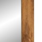 vidaXL Espejo de vidrio y madera maciza de mango 70x50 cm