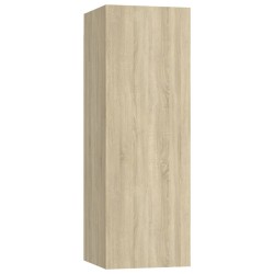vidaXL Mueble de TV madera contrachapada color roble 30,5x30x90 cm