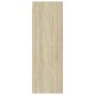 vidaXL Mueble de TV madera contrachapada color roble 30,5x30x90 cm