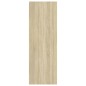 vidaXL Mueble de TV madera contrachapada color roble 30,5x30x90 cm