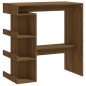 vidaXL Mesa alta con estante marrón roble 100x50x101,5 cm vidaXL Mesa alta con estante marrón roble 100x50x101,5 cm