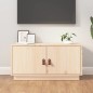 vidaXL Mueble de TV de madera maciza de pino 80x34x40 cm