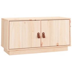 vidaXL Mueble de TV de madera maciza de pino 80x34x40 cm