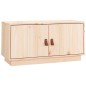 vidaXL Mueble de TV de madera maciza de pino 80x34x40 cm