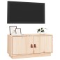vidaXL Mueble de TV de madera maciza de pino 80x34x40 cm