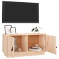 vidaXL Mueble de TV de madera maciza de pino 80x34x40 cm