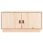 vidaXL Mueble de TV de madera maciza de pino 80x34x40 cm