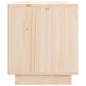 vidaXL Mueble de TV de madera maciza de pino 80x34x40 cm