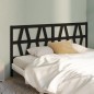 vidaXL Cabecero de cama madera maciza de pino negro 186x4x100 cm vidaXL Cabecero de cama madera maciza de pino negro 186x4x100 cm