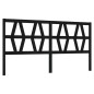 vidaXL Cabecero de cama madera maciza de pino negro 186x4x100 cm vidaXL Cabecero de cama madera maciza de pino negro 186x4x100 cm
