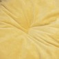 vidaXL Cama de perro felpa cuero sintético negro amarillo 79x70x19 cm vidaXL Cama de perro felpa cuero sintético negro amarillo 79x70x19 cm