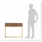 vidaXL Mesa consola de madera maciza de mango 90x30x75 cm vidaXL Mesa consola de madera maciza de mango 90x30x75 cm