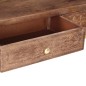 vidaXL Mesa consola de madera maciza de mango 90x30x75 cm vidaXL Mesa consola de madera maciza de mango 90x30x75 cm