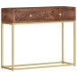 vidaXL Mesa consola de madera maciza de mango 90x30x75 cm vidaXL Mesa consola de madera maciza de mango 90x30x75 cm