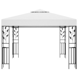 vidaXL Cenador blanco 3x3 m 180 g/m²