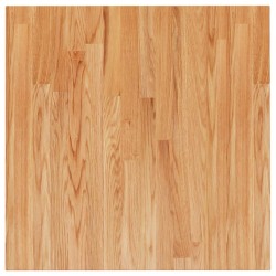 vidaXL Tablero de mesa cuadrada madera roble marrón claro 60x60x2,5 cm