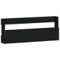 vidaXL Estantes zapatos de pared 2 uds madera de pino negro 59x9x23 cm vidaXL Estantes zapatos de pared 2 uds madera de pino negro 59x9x23 cm