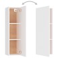 vidaXL Set de muebles de salón TV 3 piezas madera de ingeniería blanco