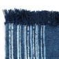 vidaXL Alfombra de algodón Kilim con estampado azul 160x230 cm vidaXL Alfombra de algodón Kilim con estampado azul 160x230 cm
