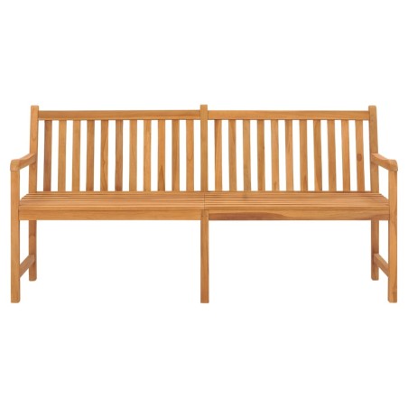 vidaXL Banco de jardín de madera maciza de teca 180 cm