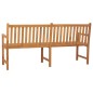 vidaXL Banco de jardín de madera maciza de teca 180 cm vidaXL Banco de jardín de madera maciza de teca 180 cm