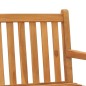 vidaXL Banco de jardín de madera maciza de teca 180 cm vidaXL Banco de jardín de madera maciza de teca 180 cm
