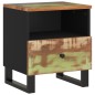 vidaXL Mesitas de noche 2 uds madera maciza reciclada y contrachapada vidaXL Mesitas de noche 2 uds madera maciza reciclada y contrachapada