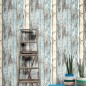 DUTCH WALLCOVERINGS Papel de pared pintado trozos madera azul PE10012 DUTCH WALLCOVERINGS Papel de pared pintado trozos madera azul PE10012