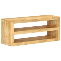 vidaXL Mueble para la TV madera de mango maciza 107x35x45 cm