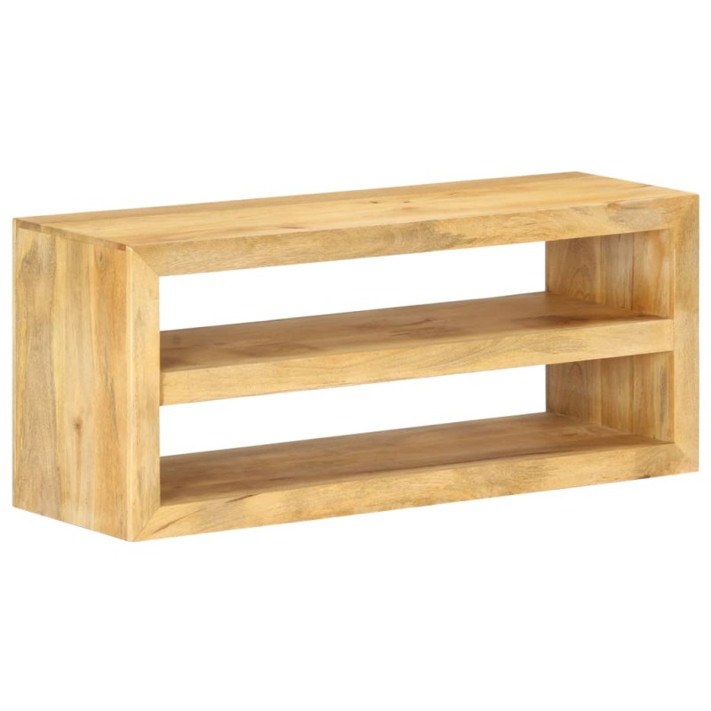 vidaXL Mueble para la TV madera de mango maciza 107x35x45 cm