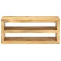 vidaXL Mueble para la TV madera de mango maciza 107x35x45 cm
