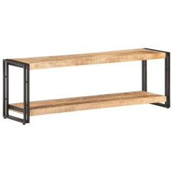 vidaXL Mueble para TV de madera maciza de mango rugosa 120x30x40 cm